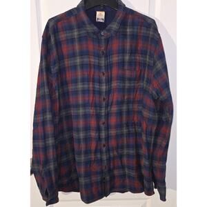 Faherty The Reversible Shirt sz XXL Blue red plaid
